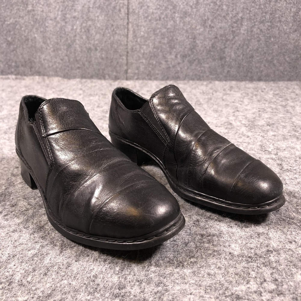 Rieker Antistress Shoes Womens Size 6 Black‎ Leather Slip On Comfort Loafers